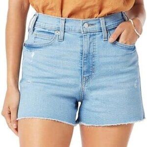 Levi Strauss Signature Gold Women's Heritage High Rise 3" Blue Jean Shorts 28/39